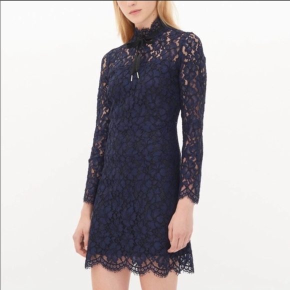 Sandro Rina Long Sleeved Floral Lace 